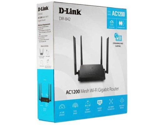 WiFi роутер D-Link DIR-842/RU/R5A